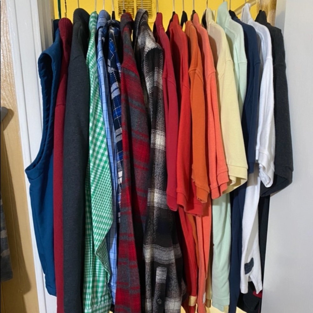 Orvis Lot Vest/Sweaters/Flannels/Polos